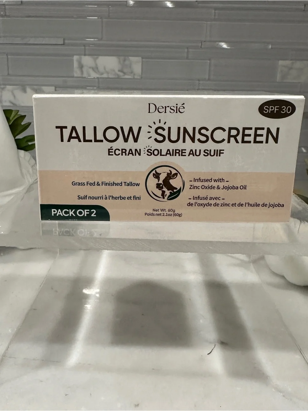 Dersie Tallow Sunscreen SPF 30 | Pack of 2 | New & Sealed